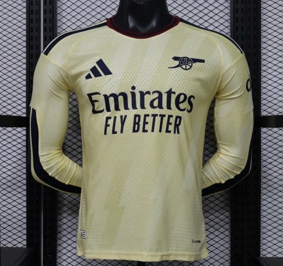 Player Version 26/27 Arsenal Yellow  Long Sleeve Jersey — jersey