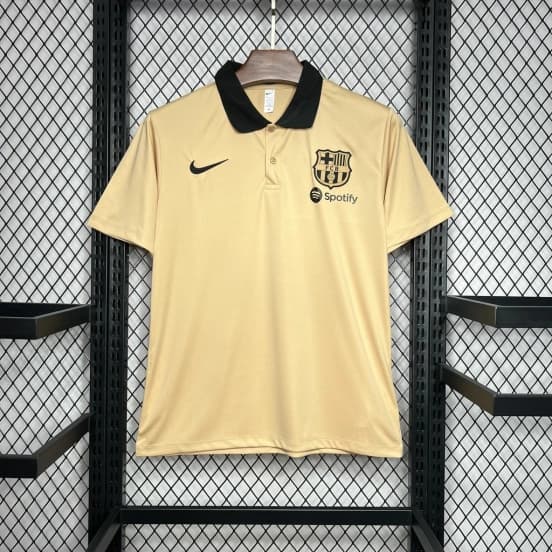 24/25 Barcelona Polo Khaki Jersey — Fútbol Club Barcelona (femenino)