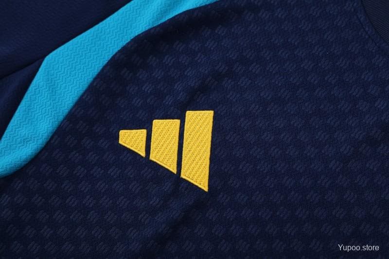 26/27 Spain Navy Blue Short Sleeve+Soccer Shorts — imagen 4