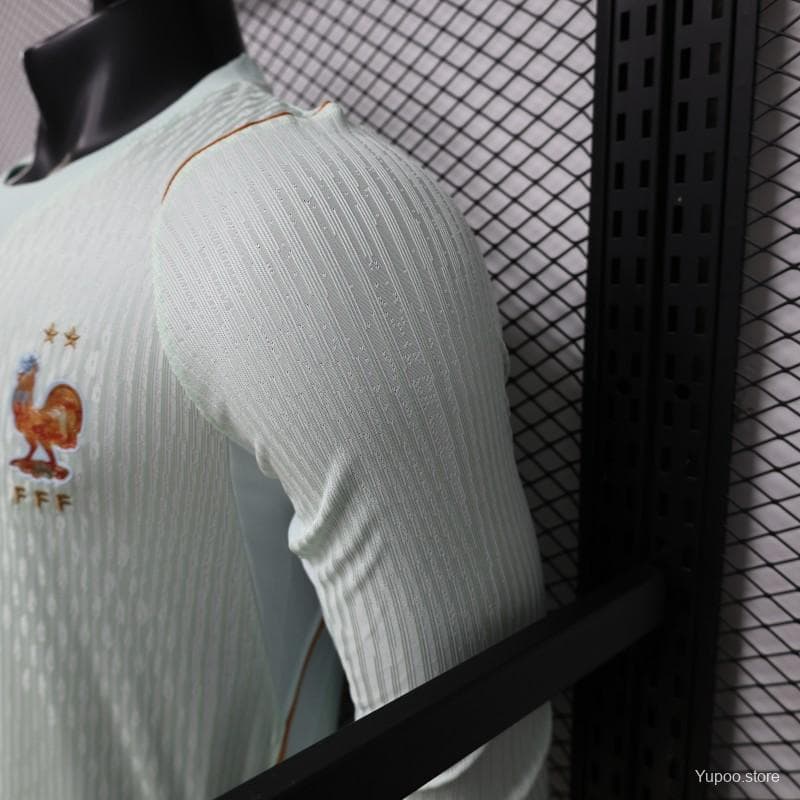 Player Version 26/27 France Mint Green Away Long Sleeve Jersey — imagen 7