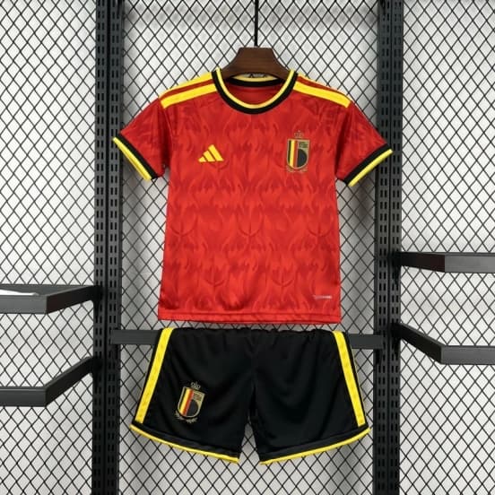 2026 Kids Belgium World Cup Home Kit — Selección de fútbol de Bélgica