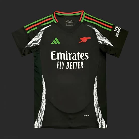 24/25 Arsenal Away Black Jersey — Arsenal Football Club