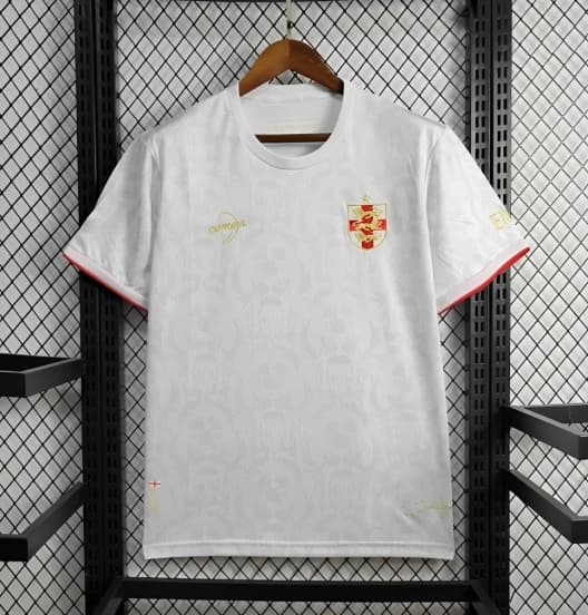 2024 England Comma White Footbal Jersey — Selección de fútbol de Inglaterra