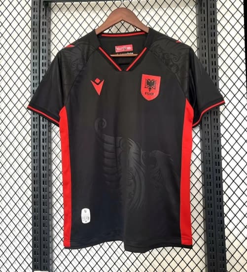 2025 Albania Third Black Jersey — Selección de fútbol de Albania