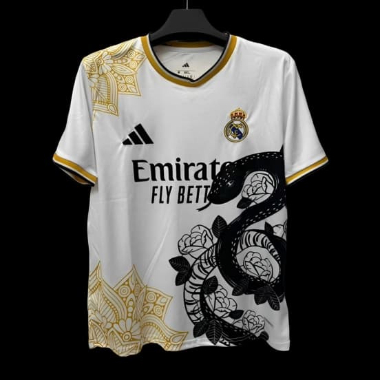 25/26 Real Madrid Purple Special Snake Pattern Jersey — jersey