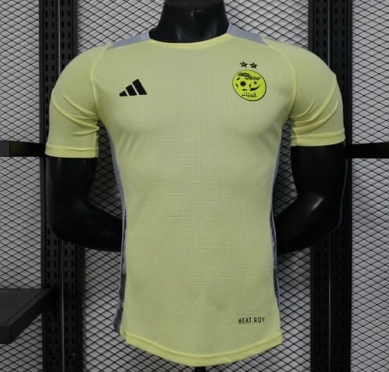 Player Version 2025 Algeria Light Yellow with Adidas Design Jersey — Selección de fútbol de Argelia