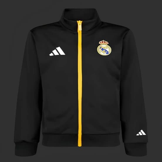25/26 Real Madrid Marvel Black Full Zipper Jacket — jersey