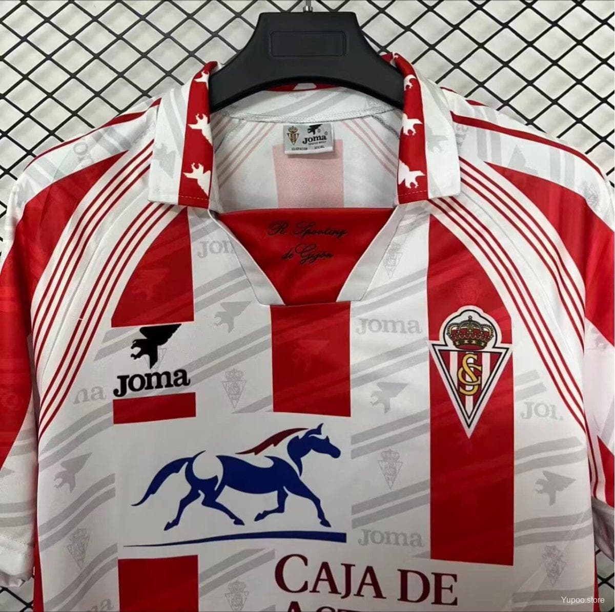 Retro 95/96 Sporting Gijon Home Jersey — imagen 2