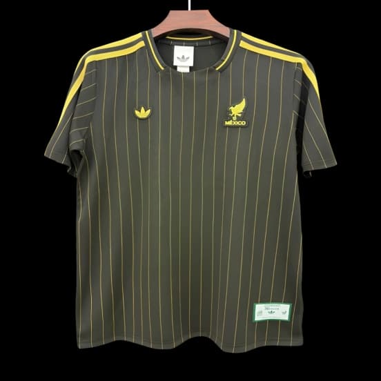 2026 Mexico Adidas Terrace Icons Dark Green Jersey — jersey