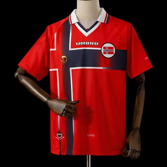 Retro 1997 Norway Home Jersey — Selección de fútbol de Noruega
