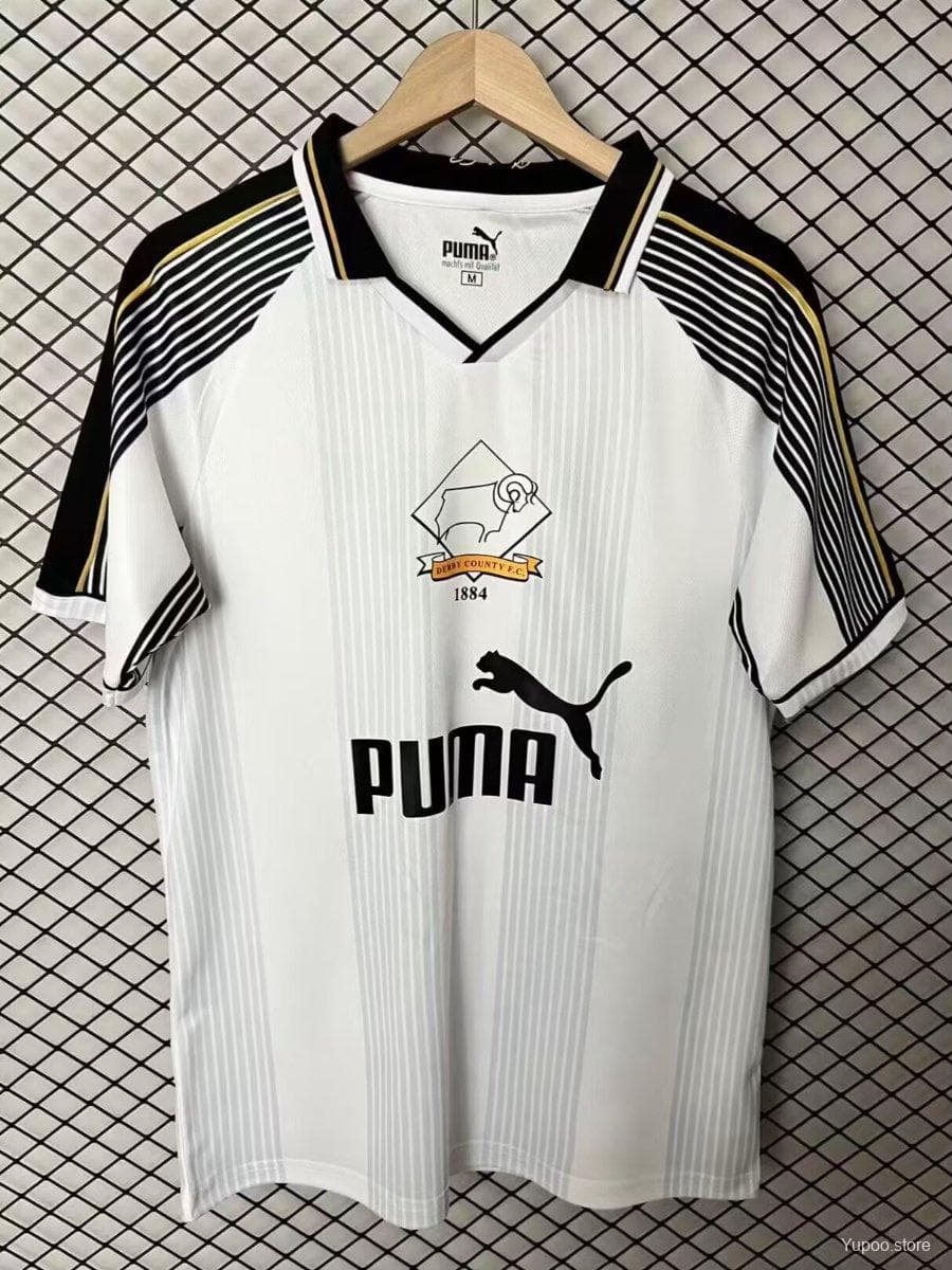 Retro 95/96 Derby County Home Jersey — imagen 3
