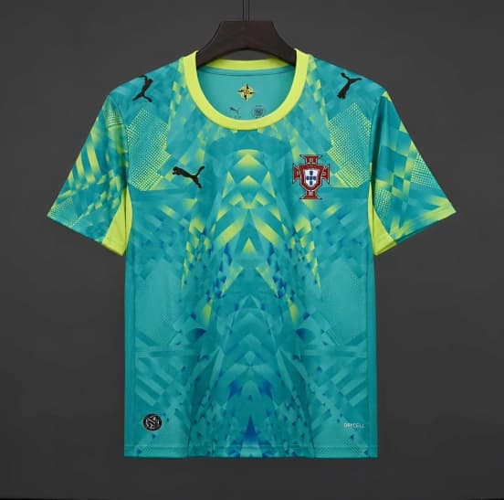 2026 Portugal Green Goalkeeper Jersey — jersey