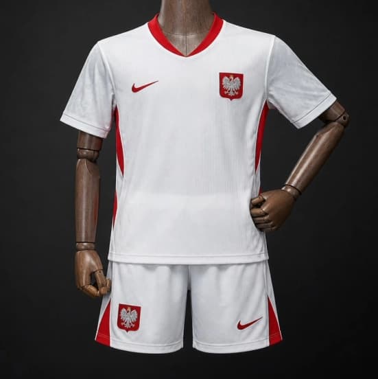 2026 Kids Poland Home Jersey — Selección de fútbol de Polonia