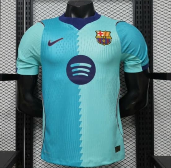 Player Version 26/27 FC Barcelona Teal & Aqua BlueThird Jersey — jersey