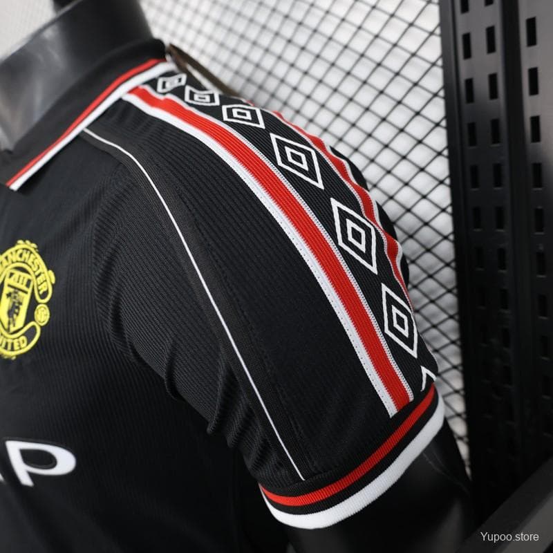 Player Version 98/99 Manchester United Third Black Jersey — imagen 5