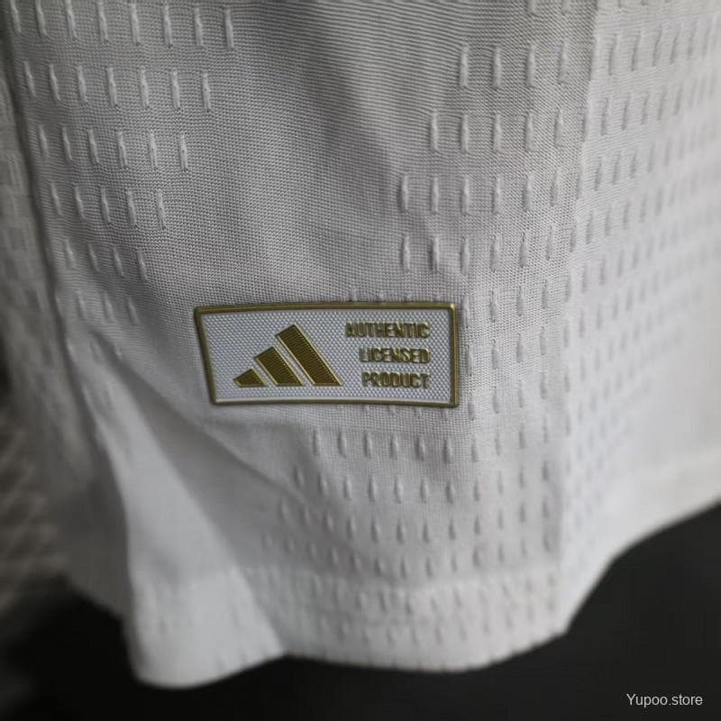 26/27 Player Version Real Madrid Home White Pink Black Jersey — imagen 5