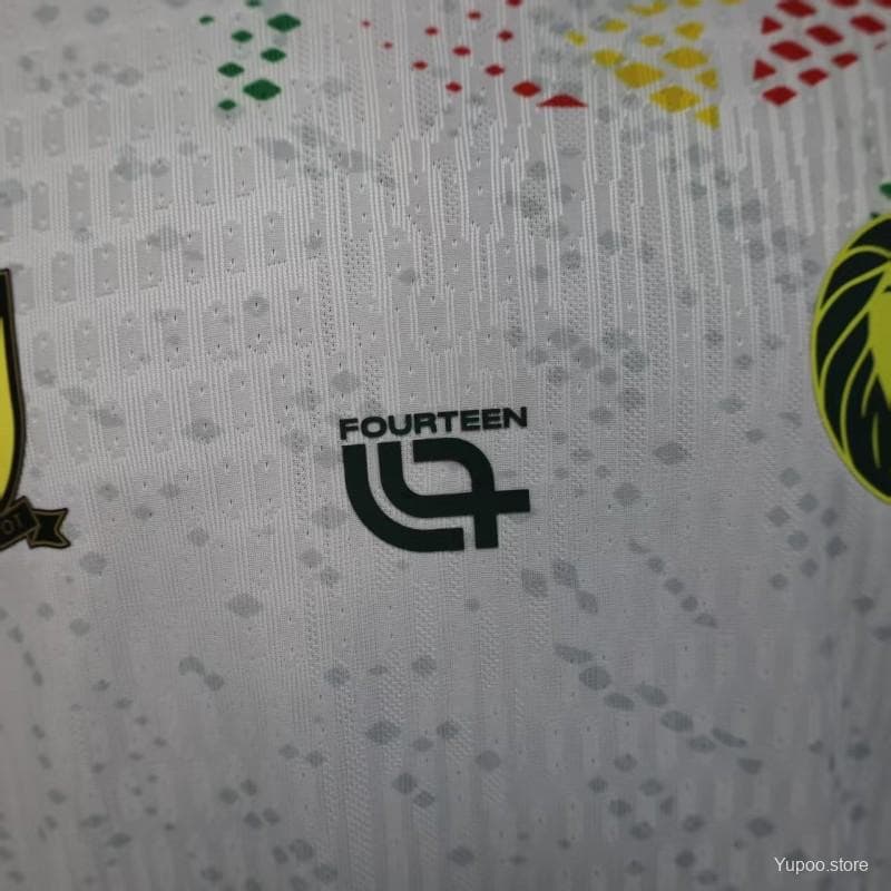 2026 Player Version Cameroon Home White with Red, Dot Pattern Jersey — imagen 8