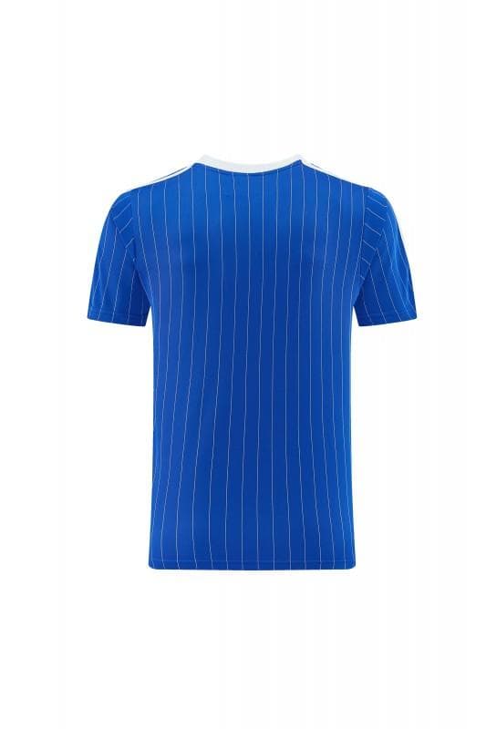 26/27 Chelsea FC  Blue  Stripes Short Sleeve+ White Soccer Shorts — imagen 17