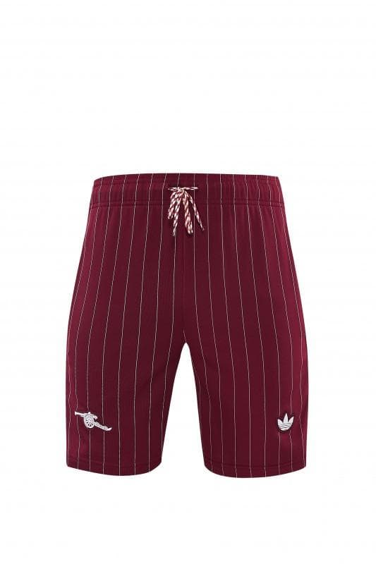 26/27  Arsenal  Maroon Pinstripe Short Sleeve+Soccer Shorts — imagen 7