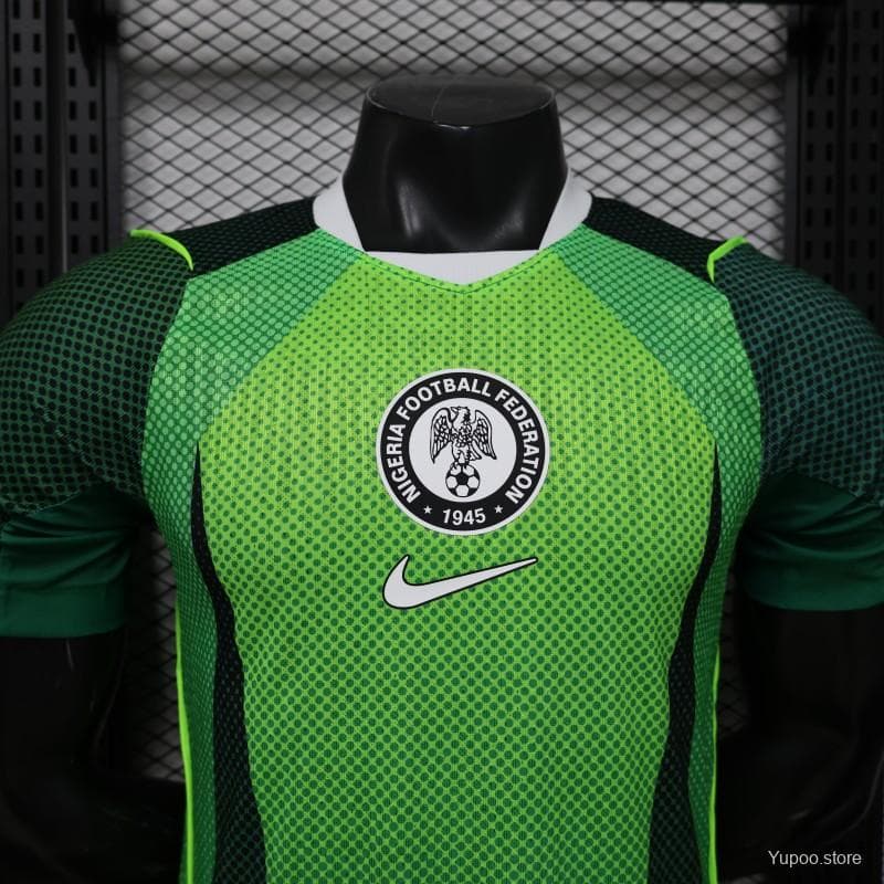 Player Version 26/27 Nigeria Volt Green & Dark Green  Home Jersey — imagen 3