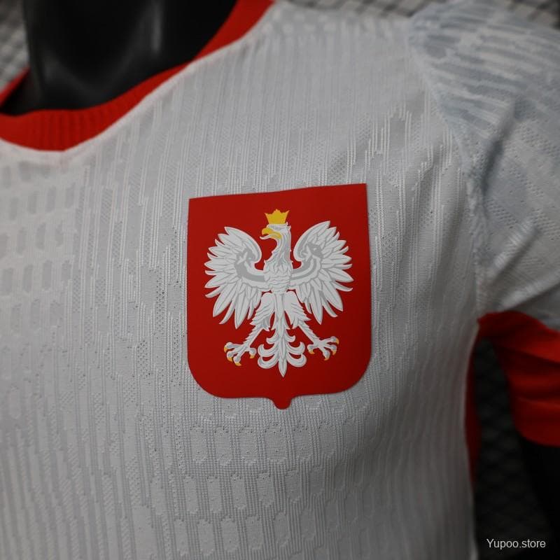 Player Version 2026 Poland Home White  Jersey — imagen 8