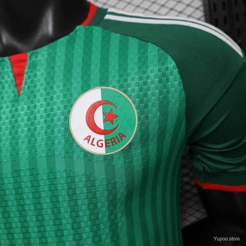 Player Version 26/27 Algeria Away Green with Tonal Vertical Stripe  Jersey — imagen 5