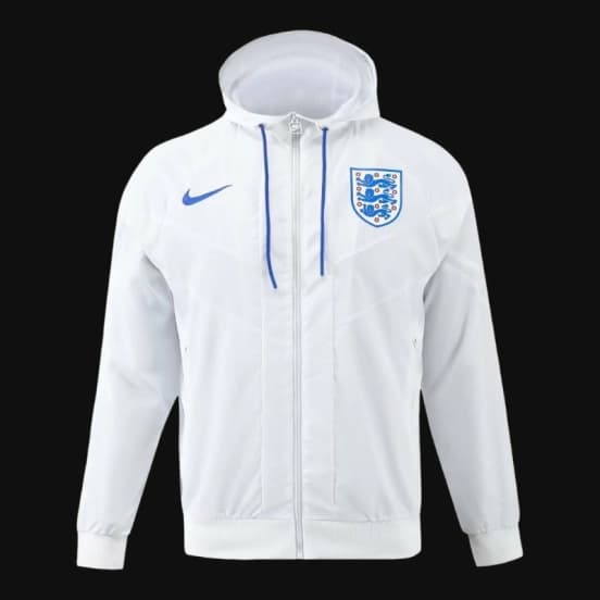 2024 England White Windbreaker — Selección de fútbol de Inglaterra