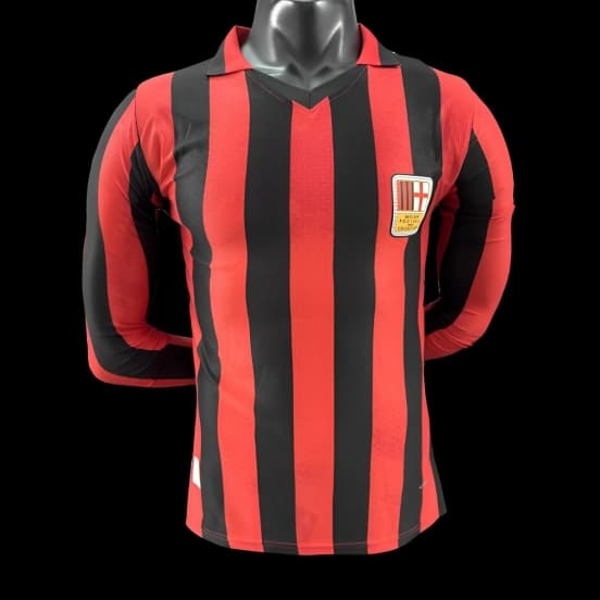 Player Version 24/25 AC Milan Home 125Th Anniversary Long Sleeve Jersey — Associazione Calcio Milan