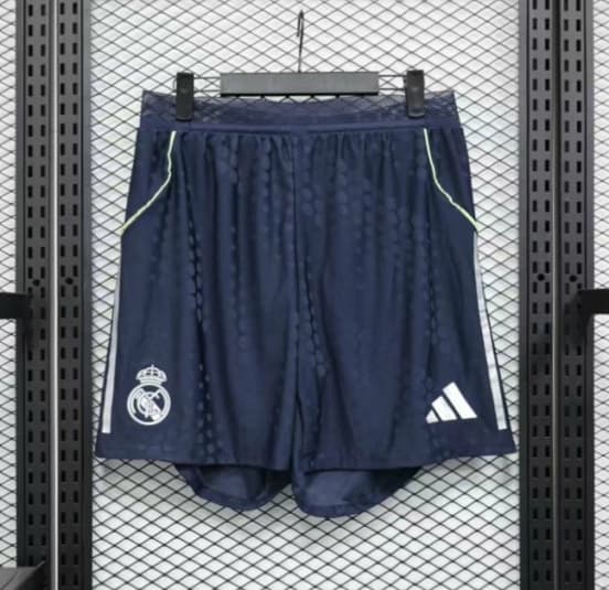 Player Version 25/26 Real Madrid Away Navy Shorts — jersey