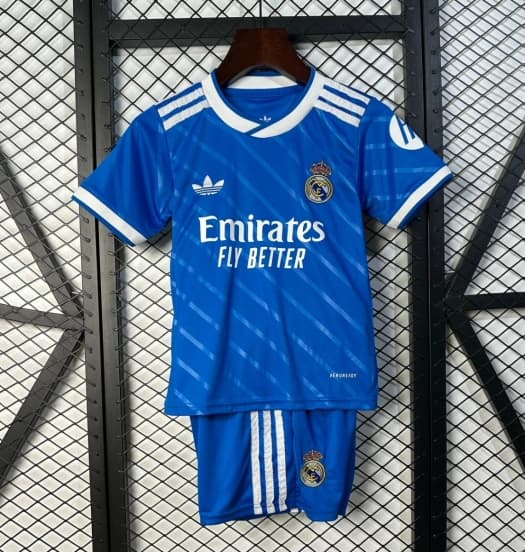 25/26 Kids Real Madrid THIRD Size 16-28 Jersey — jersey