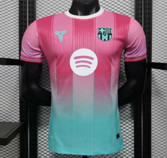 Player Version 25/26 FC Barcelona Pink with Gradient Fade Jersey — jersey