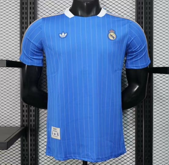 Player Version 25/26 Real Madrid Blue Casual Jersey — jersey