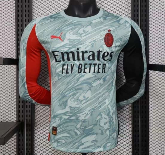 25/26 Player Version AC Milan Home Goalkeeper Long Sleeve Jersey — Associazione Calcio Milan
