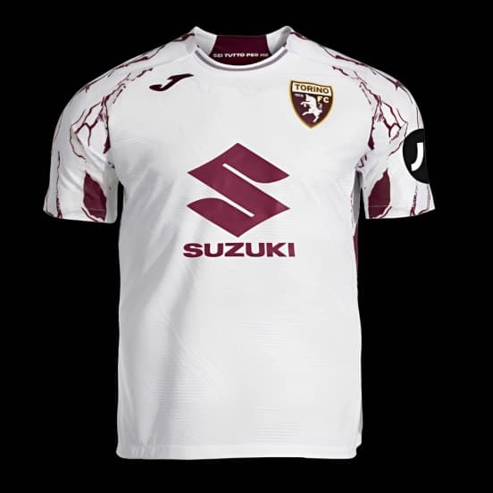 25/26 Torino Away White Jersey — Torino Football Club