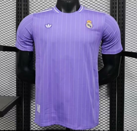 Player Version 25/26 Real Madrid Purple Adidas Original Jersey — jersey
