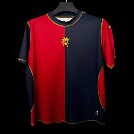 25/26 KOMBAT XXV GENOA  RED-BLUE DK-YELLOW Jersey — Genoa Cricket & Football Club