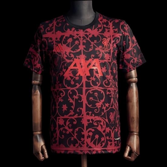25/26 Liverpool Training Jersey Red And Black Jersey — jersey