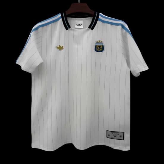 2026 Argentina Adidas Terrace Icons White Jersey — jersey