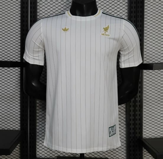 Player Version 2026 Mexico White Terrace Icons White Jersey — jersey