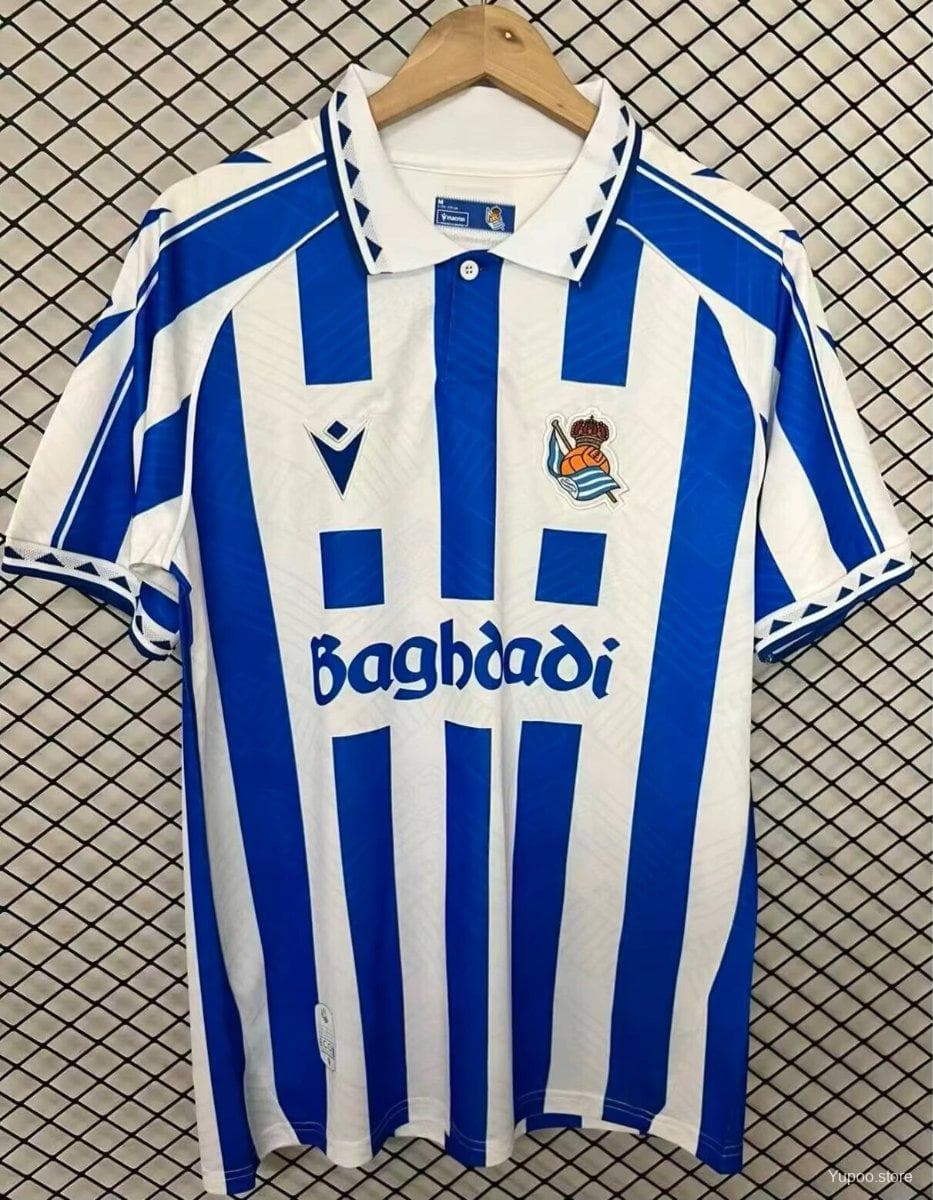 26/27 Real Sociedad Vintage Remake Home Jersey — imagen 3