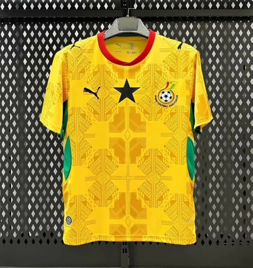 2026 Ghana Away Yellow Jersey — Selección de fútbol de Ghana