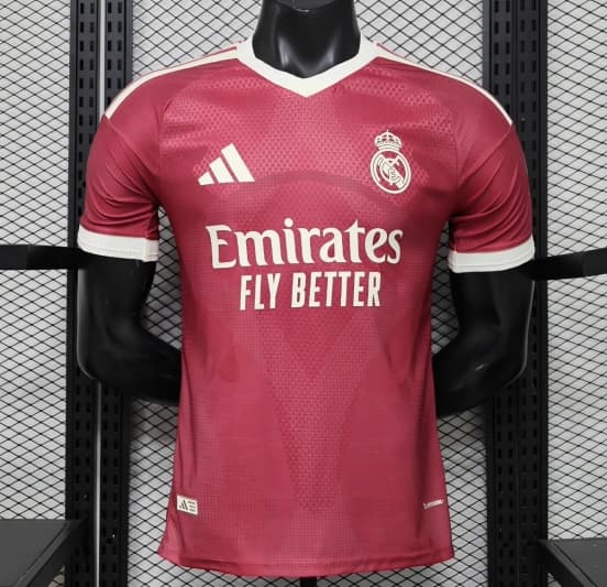 Player Version 26/27 Real Madrid Third Burgundy Red Jersey — jersey