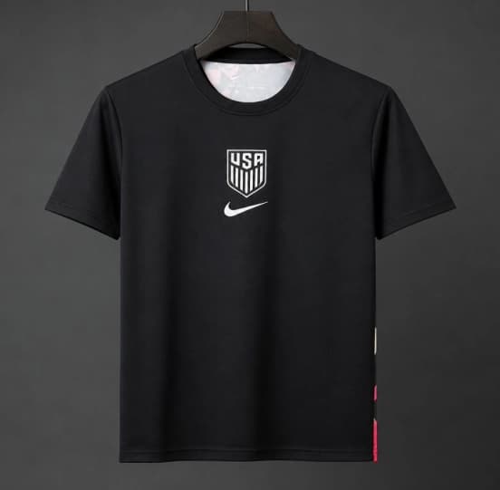 2026 USA USMNT Premium Goalkeeper Soccer T-Shirt - Black — Selección de fútbol de los Estados Unidos