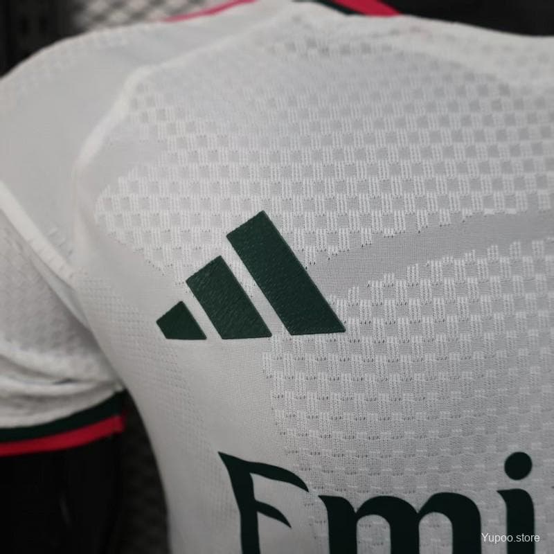 26/27 Player Version Real Madrid Home White Pink Black Jersey — imagen 7