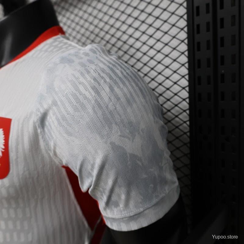 Player Version 2026 Poland Home White  Jersey — imagen 6