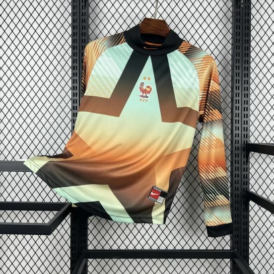 2026 Mens France Hollywood Goalkeeper Long Sleeve Jersey — Selección de fútbol de Francia