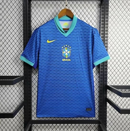 2024 Brazil Away Blue Jersey — Selección de fútbol de Brasil