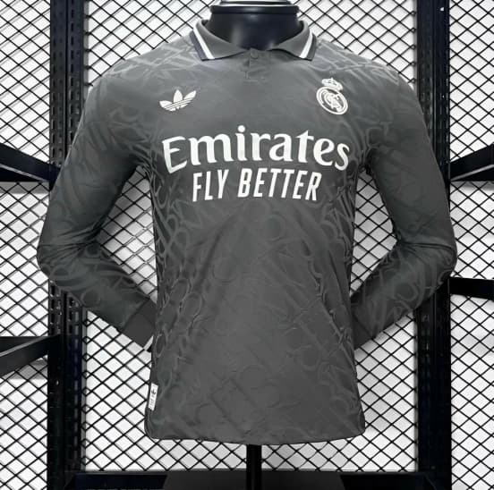 Player Version 24/25 Real Madrid Third Long Sleeve Jersey — Real Madrid Club de Fútbol
