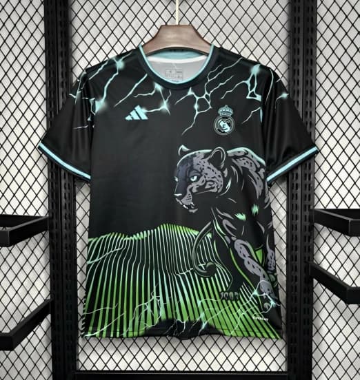 2024/25 Real Madrid Special Edition Black And Green Jersey — Real Madrid Club de Fútbol