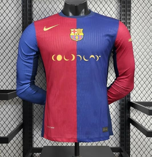 24/25 Player Version Barcelona x Coldplay Home Long Sleeve Jersey — Fútbol Club Barcelona (femenino)
